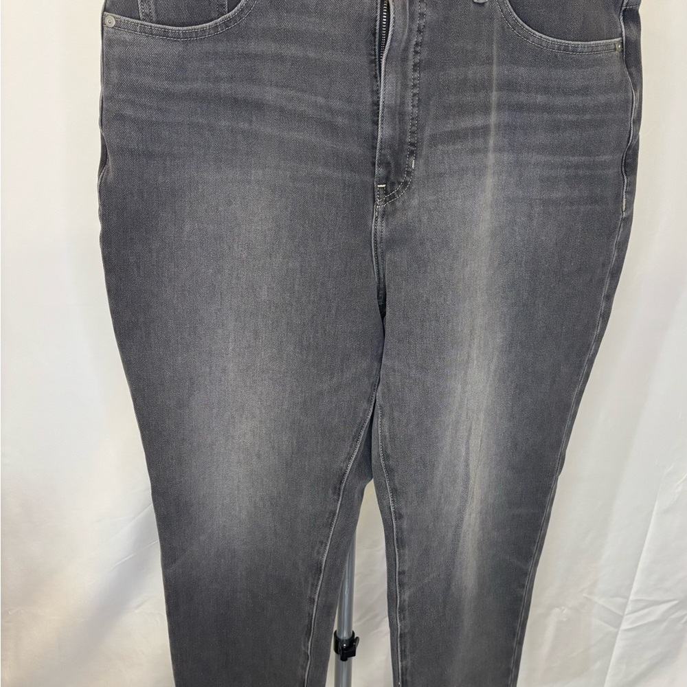 Banana Republic Ultra High-Rise Gray Denim